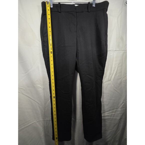 H&M Black Zipped Dress Pants Polyester Womens 14 Chic and Classy - Picture 2 of 4